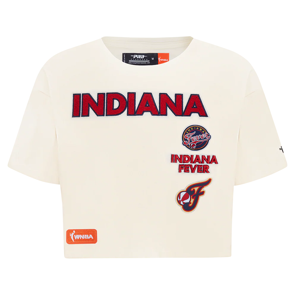 WNBA INDIANA FEVER RETRO CLASSICS WOMEN'S SINGLE JERSEY BOXY TEE