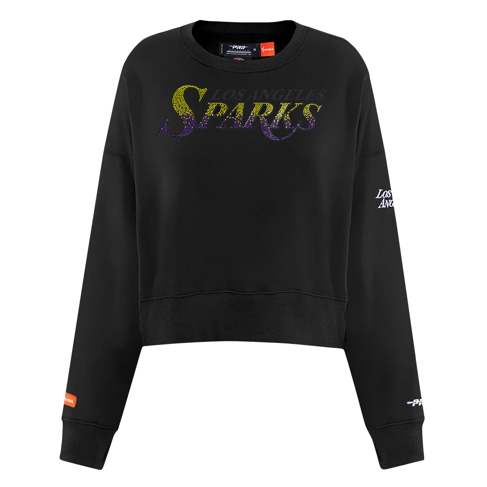 WNBA LOS ANGELES SPARKS JEWELS WOMEN'S FLEECE CREWNECK