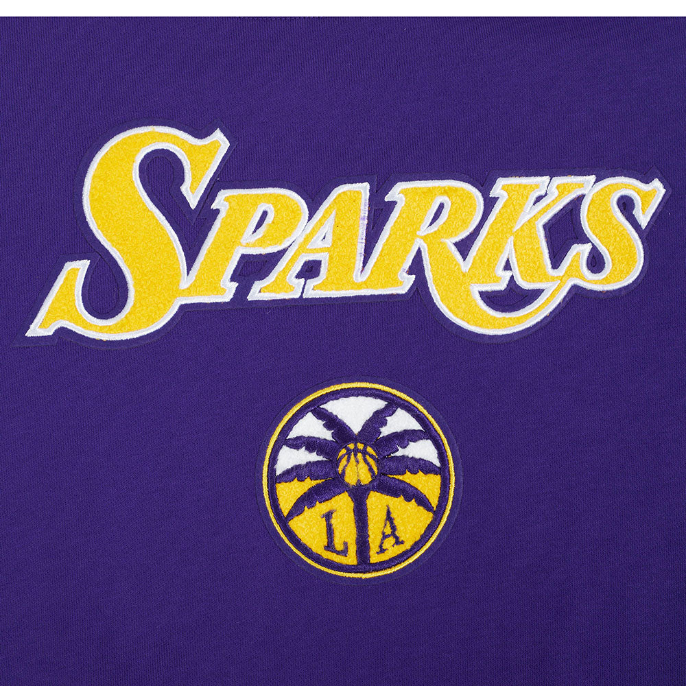 WNBA LOS ANGELES SPARKS CLASSIC ESSENTIALS WOMEN'S FLEECE CREWNECK