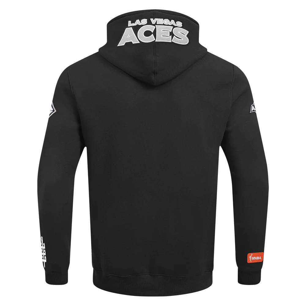 WNBA LAS VEGAS ACES A'JA WILSON #22 CLASSIC PLAYER NAME AND NUMBER MEN'S FLEECE PULLOVER HOODIE