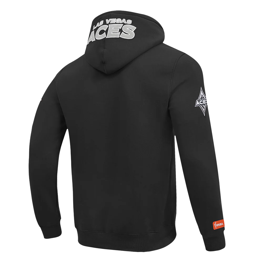 WNBA LAS VEGAS ACES A'JA WILSON #22 CLASSIC PLAYER NAME AND NUMBER MEN'S FLEECE PULLOVER HOODIE