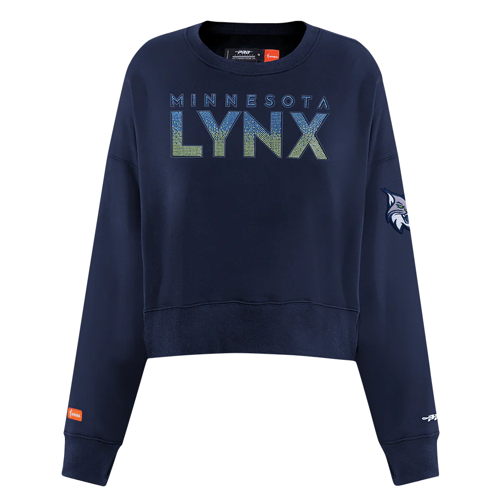 WNBA MINNESOTA LYNX JEWELS WOMEN'S FLEECE CREWNECK