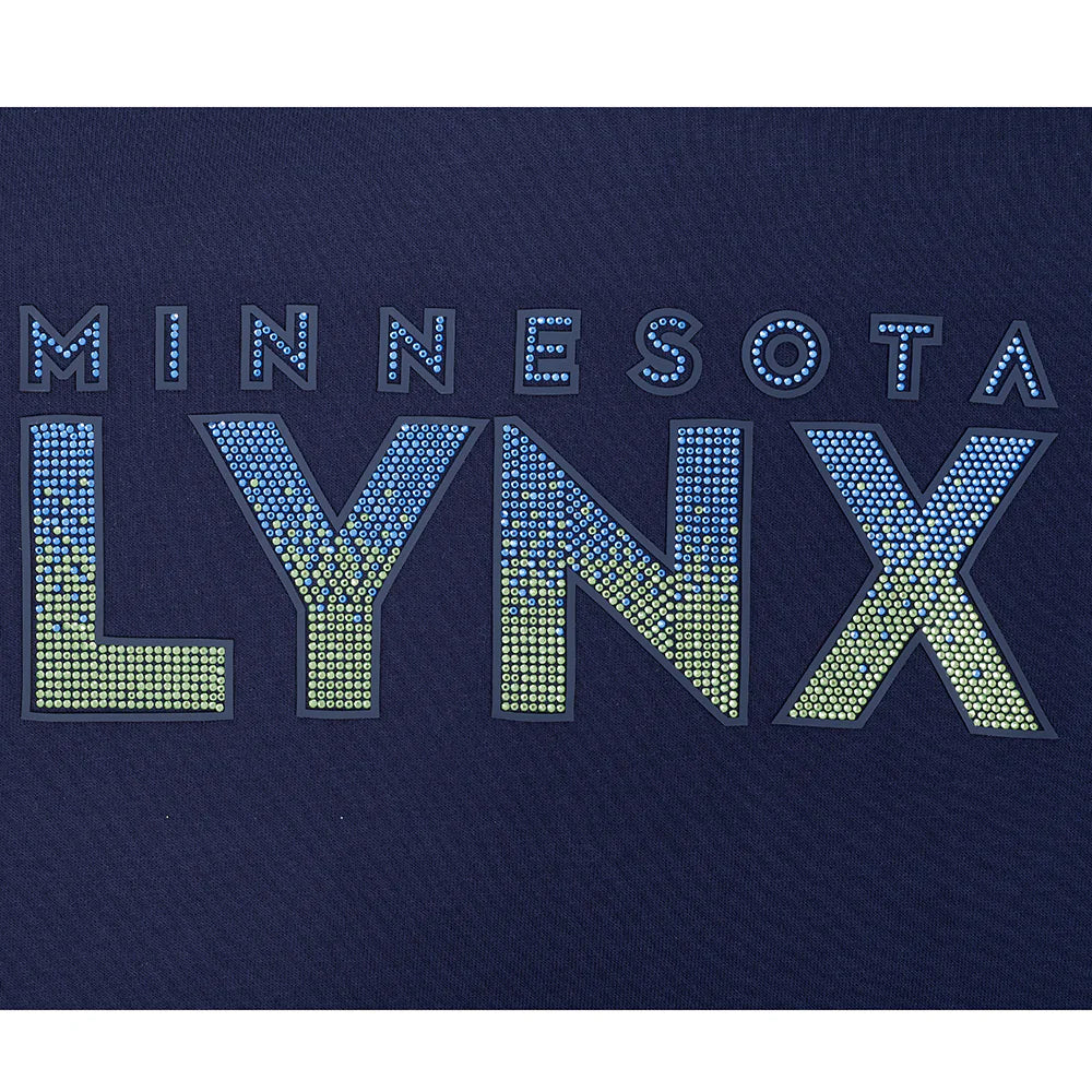 WNBA MINNESOTA LYNX JEWELS WOMEN'S FLEECE CREWNECK