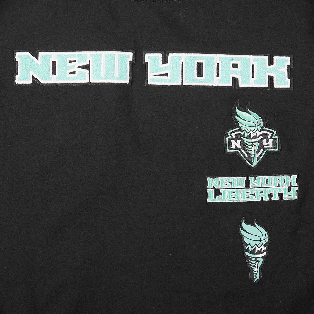 WNBA NEW YORK LIBERTY RETRO CLASSICS WOMEN'S SINGLE JERSEY BOXY TEE