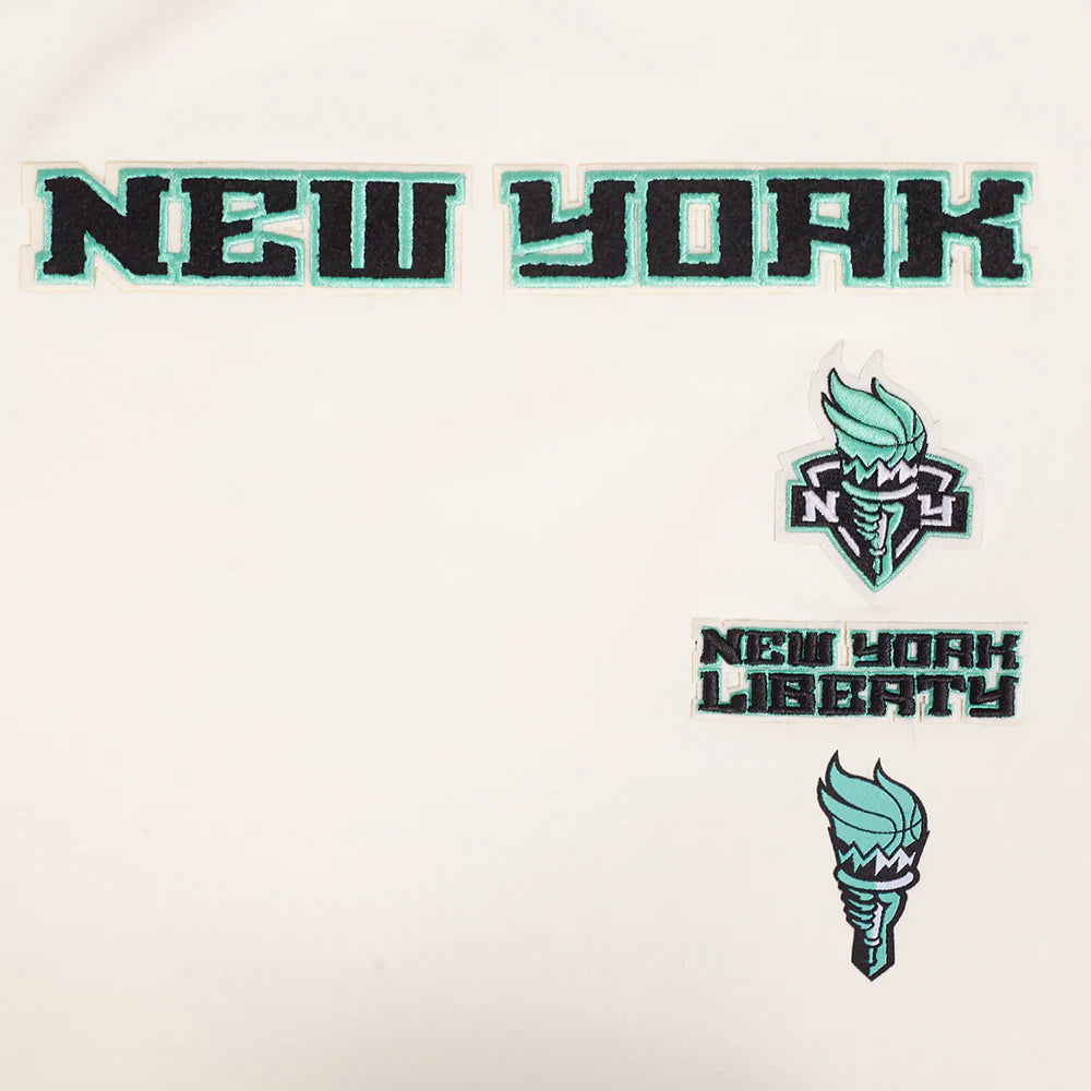 WNBA NEW YORK LIBERTY RETRO CLASSICS WOMEN'S SINGLE JERSEY BOXY TEE