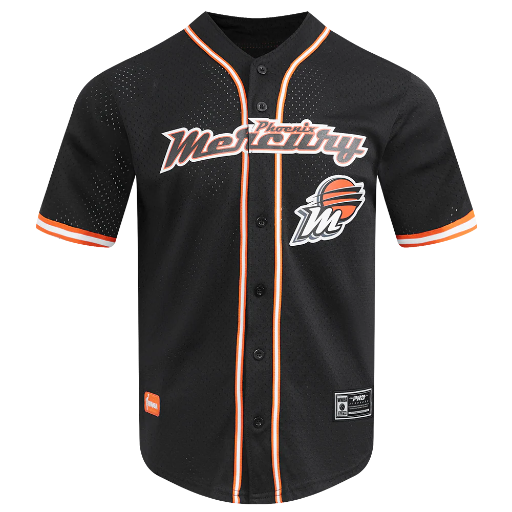 WNBA PHOENIX MERCURY MESH MEN'S BUTTON DOWN SHIRT