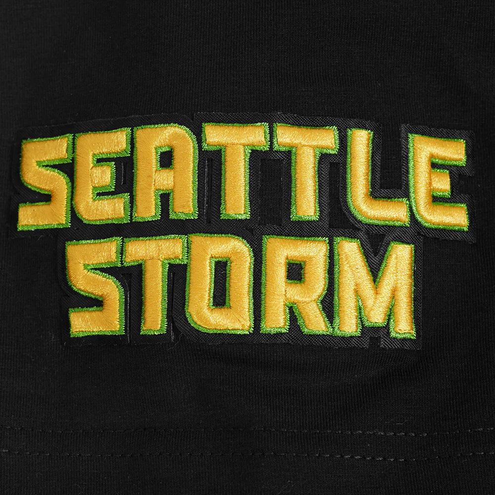 WNBA SEATTLE STORM CLASSIC CHENILLE MEN'S SINGLE JERSEY TEE