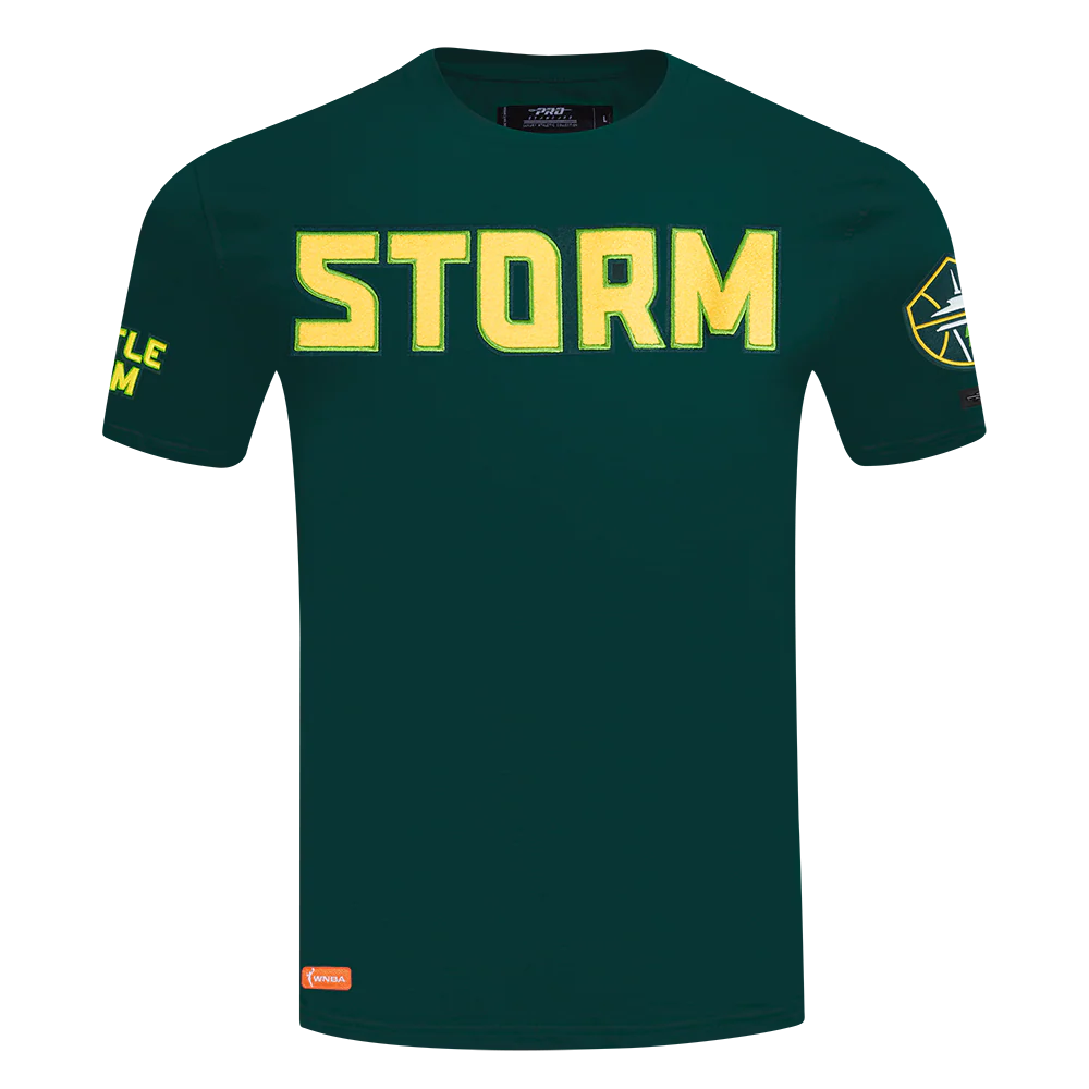 WNBA SEATTLE STORM CLASSIC CHENILLE MEN'S SJ TEE
