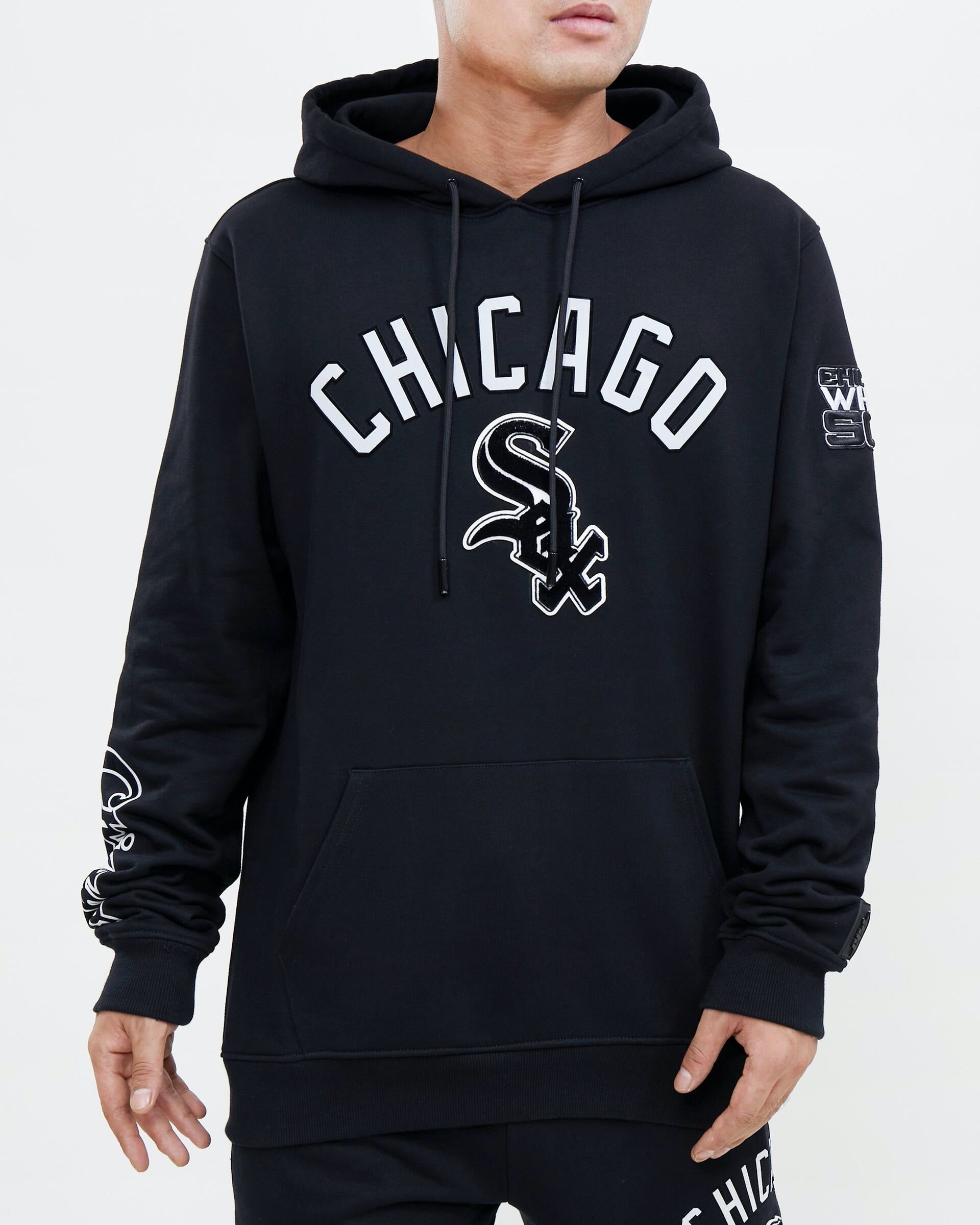 CHICAGO WHITE SOX LOGO STACKED HOODIE