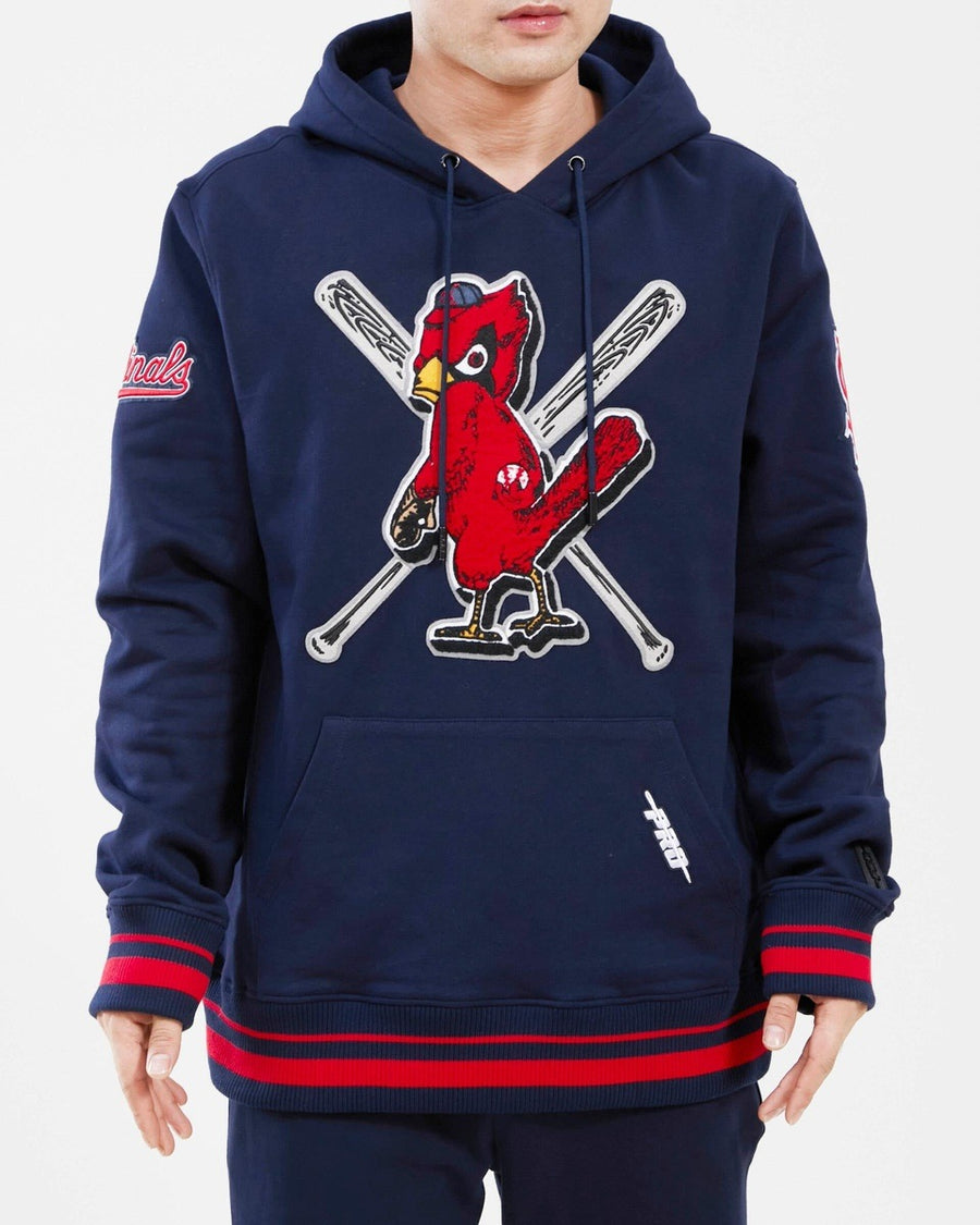 ST. LOUIS CARDINALS MASH UP LOGO HOODIE